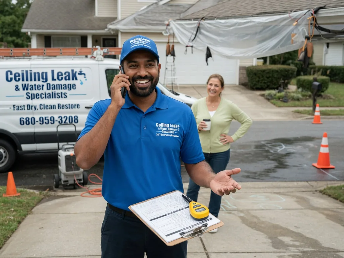 Ceiling Leak Cleanup Royal, NE FAQs